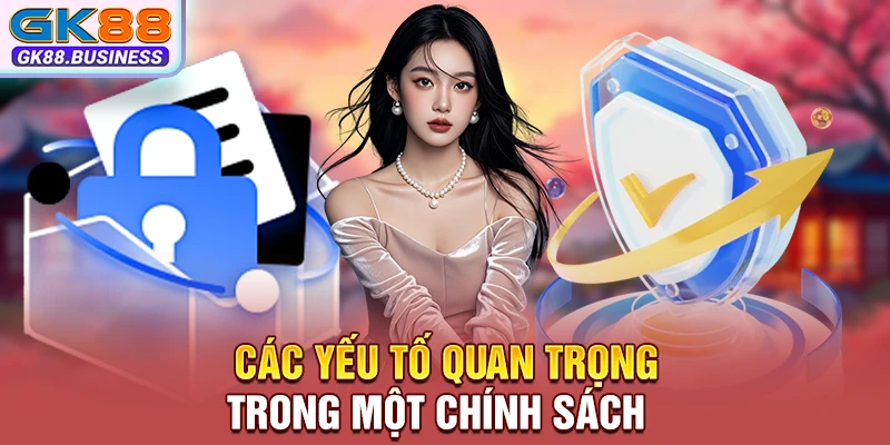 Các yếu tố quan trọng trong một chính sách