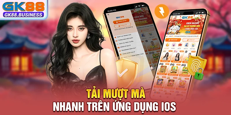 Tải mượt mà nhanh trên ứng dụng iOS